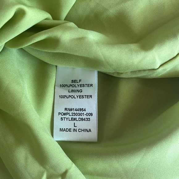 Luxxel Citron Cascade Mini Dress Size L New With Tag - Picture 11 of 11